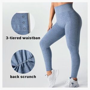 Gray Blue Marl Leggings